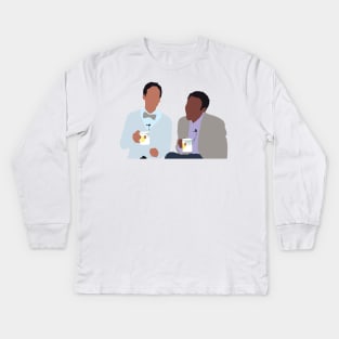 Troy and Abed Kids Long Sleeve T-Shirt